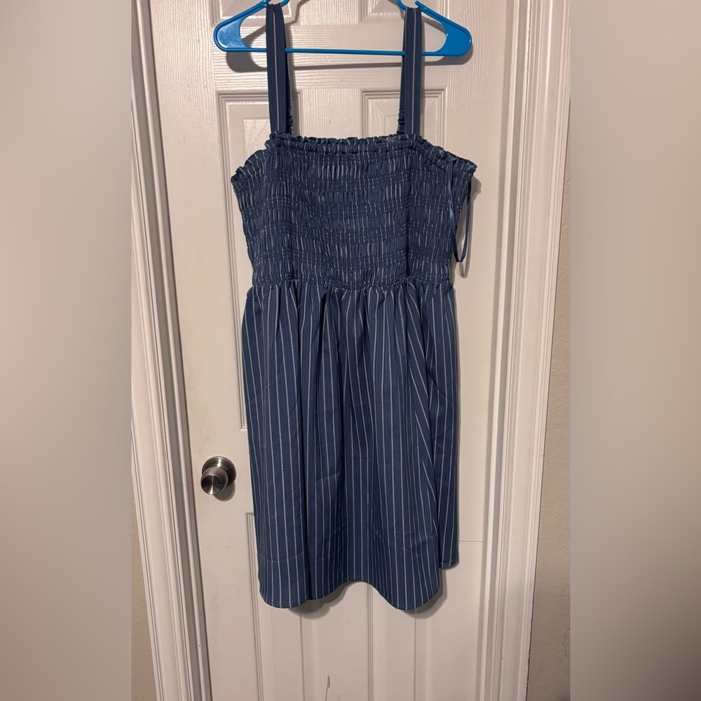 Torrid Navy Striped Kids Dress